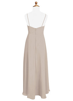 Azazie Naeem Junior Frost A-Line Ruched Chiffon Dress image5