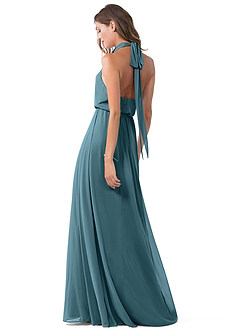 Azazie Landry Bridesmaid Dresses Bermuda A-Line Pleated Mesh Dress image5