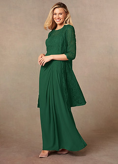 front Azazie Cho Lace Wrap