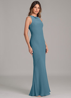 Azazie Allettie Bridesmaid Dresses Bermuda Mermaid Chiffon Dress image5