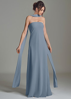 Azazie Ilana Bridesmaid Dresses Twilight A-Line Strapless Chiffon Dress image1