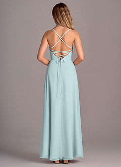 Azazie Mei Bridesmaid Dresses Mist A-Line Chiffon Dress image6
