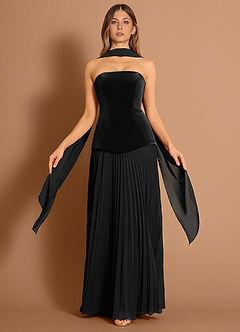 Hespera Black Maxi Dress image4