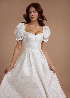 Charly Ivory Pearl Midi Dress image5