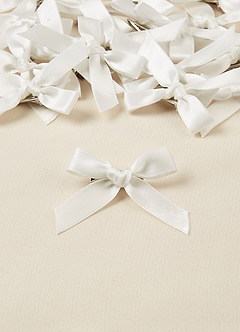 front Twenty-Piece Satin Bow Hair Clip Set