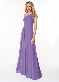 Azazie Dallas Jurken voor bruidsmeisjes Jurk van Chiffon met A-Lijn One-Shoulder Tahiti image1