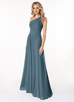 Azazie Dallas Bridesmaid Dresses Twilight A-Line One Shoulder Chiffon Dress image1