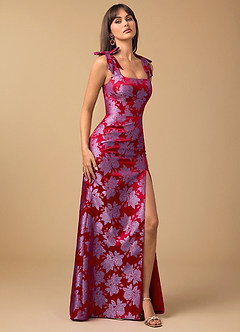 Jenny Crimson Lilac Maxi Dress image5