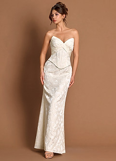 Maxi jurk Solveig Franse Witte image1