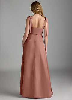 Azazie Lizet Bridesmaid Dresses Cedar Rose A-Line Sweetheart Neckline Chiffon Dress image2