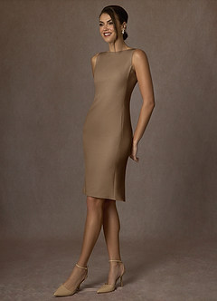 Charlotte Truffle Refined Weave Dress