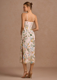 Vestido Rubor Rosa Múltiple Midi Delphine image6