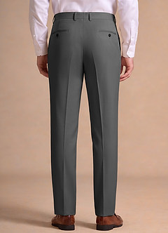 front Bennett Dark Grey Wool Blend Suit Pants