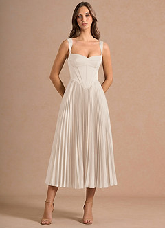 Avenelle Cream Mid Dress image4