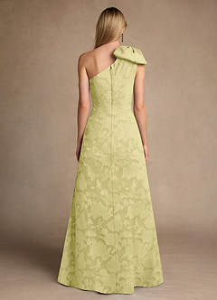 Azazie Easton Mère de la mariée Robes Robe Princesse en Blumen-Burnout Ue épaule Sorbet Citron image2