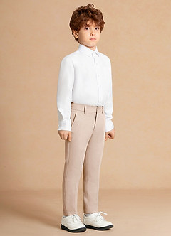 front Theo Tan Boy Pants