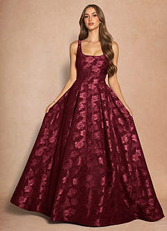 Briac Wine Maxi Dress image4