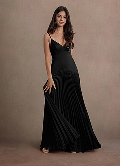 Jill Black Dropped Waist Gown image2