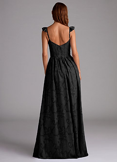 Vestido Negro Largo Denisse image2