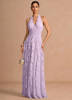Sylvie Frosted Lilac Maxi Dress image3