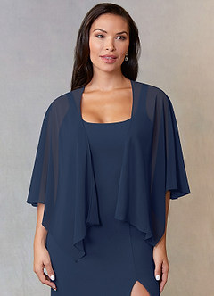 front Abrigo de gasa Azazie June