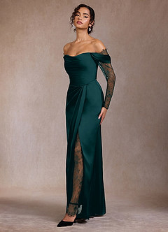 Abito Lungo Verde Foresta Gizela image5