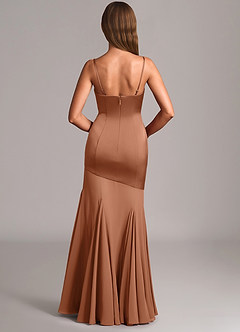 Azazie Uma Bridesmaid Dresses Bronzer Mermaid Strapless Chiffon Convertible Dress image5