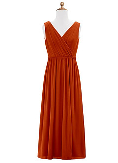 Azazie Tanicia Junior Bermuda A-Line Mesh Dress image6