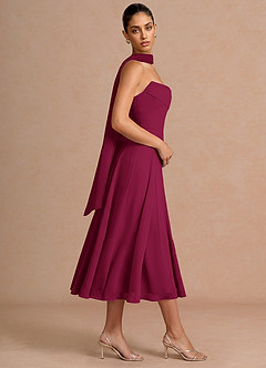 Midi jurk Gabriela Merlot image4