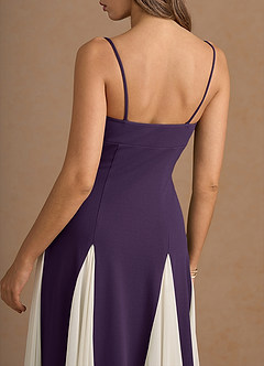 Vestido Morado Oscuro Maxi Jessenia image7