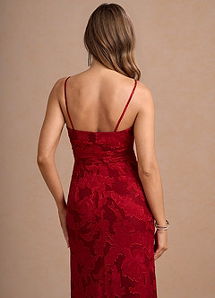 Leena Ruby Red Maxi Dress image7