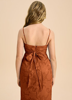 Azazie Mai Junior Klä av Tubklänning i Blommig Utbrändhet Plisserad image7