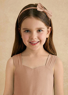 front Satin-Stirnband für Mädchen