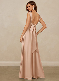 Christian Siriano Bridal for Azazie 1001 Bridesmaid Dresses English Rose A-Line Sweetheart Neckline Stretch Satin Dress image2