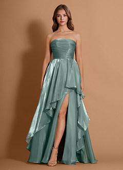 Robe Longue Vert Clair Celindra image5