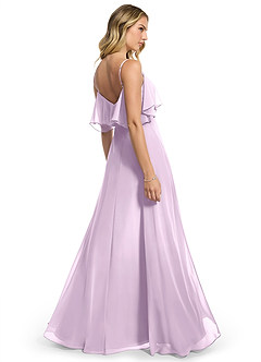 Azazie Jean At-home Try On Dresses Auburn A-Line Chiffon Convertible Dress image2