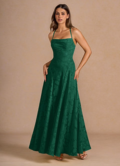 Marlo Hunter Green Corset Prom Dress image3