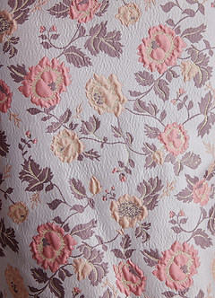 Azazie Erya Robes de demoiselle d'honneur Robe Trapèze en Brocart Rose Dorée image6