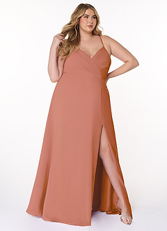Azazie Everleigh Bridesmaid Dresses MAI TAI A-Line Sweetheart Pleated Chiffon Dress image10