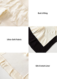 front Nahtlose Shapewear-Shorts mit Bauchkontrolle und Oberschenkelformung