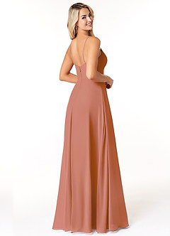 Azazie Moira Bridesmaid Dresses MAI TAI A-Line Scoop Chiffon Dress image5
