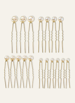 Singular Pearl Hairpins 18pic Set
