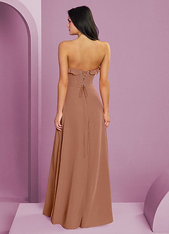 Barbie ♥ Azazie Final Sale Bronzer A-Line Sweetheart Neckline Chiffon Dress image2