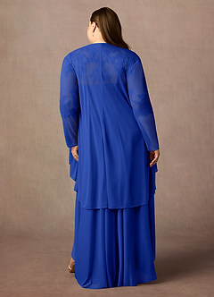Azazie Anne Mother of the Bride Dresses Royal Blue Sheath Sweetheart Sequins Lace Dress image11