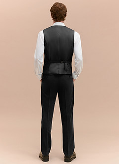 front William Noir Gilet de costume