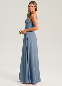 Azazie Terese Bridesmaid Dresses Twilight A-Line Pleated Chiffon Dress image4