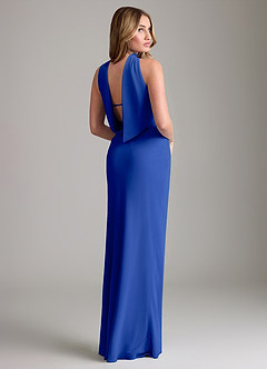 Azazie Lusinda Suknie dla druhen Syrena Zza ramienia Szyfon Do ziemi Sukienka image6