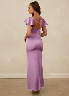 Christian Siriano Bridal for Azazie 1005 Brautjungfernkleider Etui Herzausschnitt Stretch-Satin Kleid Blauregen image2
