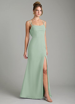 Azazie Egypt Bridesmaid Dresses Agave Sheath Sweetheart Neckline Chiffon Dress image5