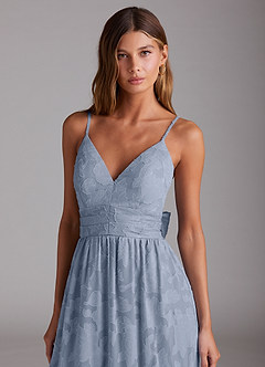 Nathalia Powder Blue Maxi Dress image3